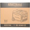 Invertorová elektrocentrála Kraft&Dele KD3164 6,7 kW 230V/12V s USB a elektrickým startem