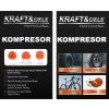 Kompresor na pneumatiky 280 W Kraft&Dele KD3444