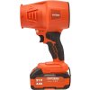 Akumulátorová fukár Kraft&Dele KD3591 21V 800W — bezdrátový fukár na listí s Li-Ion baterií 4,0 Ah