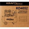 Kraft&Dele KD4052 — Bezolejový kompresor 50 l, 1500 W, sací výkon 290 l/min