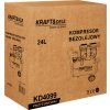 Bezolejový kompresor Kraft&Dele KD4099 – vzdušník 24 l, výkon 1200 W, průtok 220 l/min