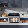 Horkovzdušná fritéza bez oleje Kraft&Dele KD4179 – 9 l, dvě komory 2× 4,5 l, 2500 W, LCD displej