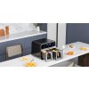 Horkovzdušná fritéza bez oleje Kraft&Dele KD4179 – 9 l, dvě komory 2× 4,5 l, 2500 W, LCD displej