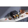 Horkovzdušná fritéza bez oleje Kraft&Dele KD4179 – 9 l, dvě komory 2× 4,5 l, 2500 W, LCD displej