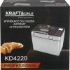 Automatický pekáč chleba Kraft&Dele KD4220 — 19 programů, 800 W