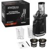 Pomalý odšťavňovač Kraft&Dele KD4251 — 650 W, 3 síta, chod dozadu