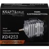 Elektromagnetické vzduchové čerpadlo Kraft&Dele KD4253 – 50 W, 3900 l/h