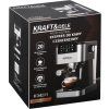 Pákový kávovar Kraft&Dele KD4291 — 1500 W, 20 bar, dotykový panel, napěňovač mléka