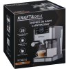 Pákový kávovar Kraft&Dele KD4292 — 1500 W, 20 bar, LCD displej
