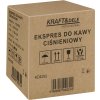 Pákový kávovar Kraft&Dele KD4292 — 1500 W, 20 bar, LCD displej
