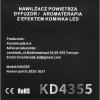 Zvlhčovač vzduchu ionizátor s efektem krbu LED Kraft&Dele KD4355