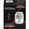 Akumulátorový sekáček na maso a zeleninu 230 ml Kraft&Dele KD4362