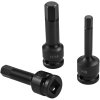 Kraft&Dele KD5431 — Sada rázových nástrčných klíčů HEX 8 kusů, připojení 1/2", H5–H19