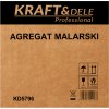 Kraft&Dele KD5796 — Hydrodynamický stříkací agregát 1500 W, 2,5 l/min + příslušenství