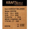 Kraft&Dele KD5796 — Hydrodynamický stříkací agregát 1500 W, 2,5 l/min + příslušenství