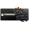 Sada úderových šroubováků Powermat PM1601 12 ks Cr-V s magnetickými hroty – příslušenství