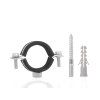 Obejma metalowa z gumą do rur 5/4" 38-43mm (100)