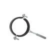 Obejma metalová s gumičkou pro trubky 2 1/2" 75–80 mm Geko PM-AX-3600