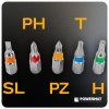 Sada bitů Powermat PM1609 21 ks s prodlužovacím nástavcem 60 mm – foto 9