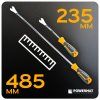 Sada stahováků Powermat PM1603 6 ks, Cr-V ocel, 235–485 mm – použití