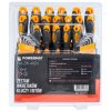 Sada šroubováků Powermat PM1600 44 ks Cr-V magnetické hroty stojan – příslušenství