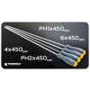 Sada prodloužených šroubováků Powermat PM1602 4 ks 450 mm Cr-V – foto 11