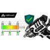 Aku rázový utahovák ABRAMS UD300 — 1000 Nm, bezuhlíkový, 2× 21 V 4 Ah, kufr – z boku