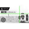 Křížový laser Abrams LR880 — 4D, 16 linií, 360°, ±0,2 mm/m, stativ + kufr – foto 9