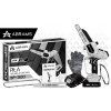 Akumulátorová řetězová pila ABRAMS SP300 — bezuhlíkový motor, 2 lišty 6"/8", 2× akumulátor 21 V – v balení