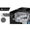Výrobník ledu ABRAMS — 12 kg/24 h, dotykový panel, samočištění – v balení