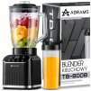 Stolní mixér ABRAMS TB-8008 — 1500 W, skleněná nádoba 1,5 l + bidon, LCD