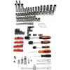Gola sada 216 dílů 1/4", 3/8", 1/2" CrV v kufru – Kraft&Dele KD308 - foto 9