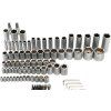 Gola sada 216 dílů 1/4", 3/8", 1/2" CrV v kufru – Kraft&Dele KD308 - foto 10