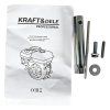 Čtyřtaktní spalovací motor 7 HP (210 ccm), horizontální hřídel 19 mm – Kraft&Dele KD6550 - foto 7