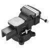 Masivní dílenský zámečnický otočný svěrák 100 mm s kovadlinou – Kraft&Dele KD3680 - foto 9