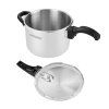 Nerezový tlakový hrnec 6L 22 cm na indukci – Kraft&Dele KD4296 - foto 10