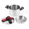 Nerezový tlakový hrnec 8 l (22 cm) s indukčním dnem – Kraft&Dele KD4299 - foto 7