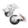 Sada zátěžových transportních koleček 75 mm (250 kg) 4 ks – Kraft&Dele KD3627 - foto 2