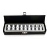 Kraft&Dele KD10227 – Sada 9 ks gola ořechů TORX-E 1/2" v kovovém kufříku