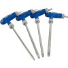 Sada 9 klíčů TORX Kraft&Dele KD10247 – CrV ocel, T10–T50