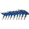 Sada 9 klíčů TORX Kraft&Dele KD10247 – CrV ocel, T10–T50