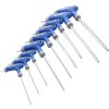 Sada 9 klíčů TORX Kraft&Dele KD10247 – CrV ocel, T10–T50