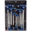 Sada 9 klíčů TORX Kraft&Dele KD10247 – CrV ocel, T10–T50