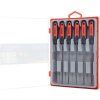 Kraft&Dele KD10287 – Sada jehlových pilníků na kov, 6 kusů, 150 mm