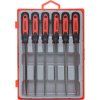 Kraft&Dele KD10287 – Sada jehlových pilníků na kov, 6 kusů, 150 mm