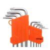 Sada 9 hvězdicových klíčů TORX Kraft&Dele KD10295 — T10–T50, CrV ocel