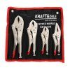 Kraft&Dele Kleště morse 4 ks KD10338 – sada samosvorných kleští 125–250 mm