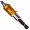Kraft&Dele KD10473 – Sada bitů 15 ks (plochý, Phillips, Pozidriv, TORX, Hex)
