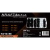 Kraft&Dele KD10498 – Plastové spojovací kolíky a příchytky na čalounění, sada 100 ks