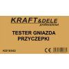 Kraft&Dele KD10542 — Tester zásuvky přívěsu (7pólový, s redukcemi 7/13 a 13/7)